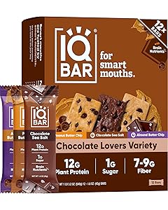 IQBAR Protein Bars Chocolate Lovers Variety