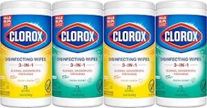 Clorox Disinfecting Wipes — Spring Cleaning 4-Pack