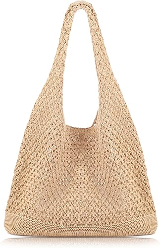COOKOOKY Crochet Beach Tote