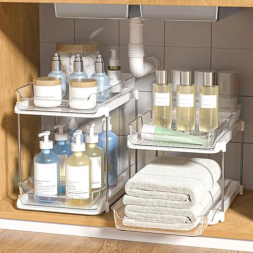 Delamu Bathroom Under Sink Organizer