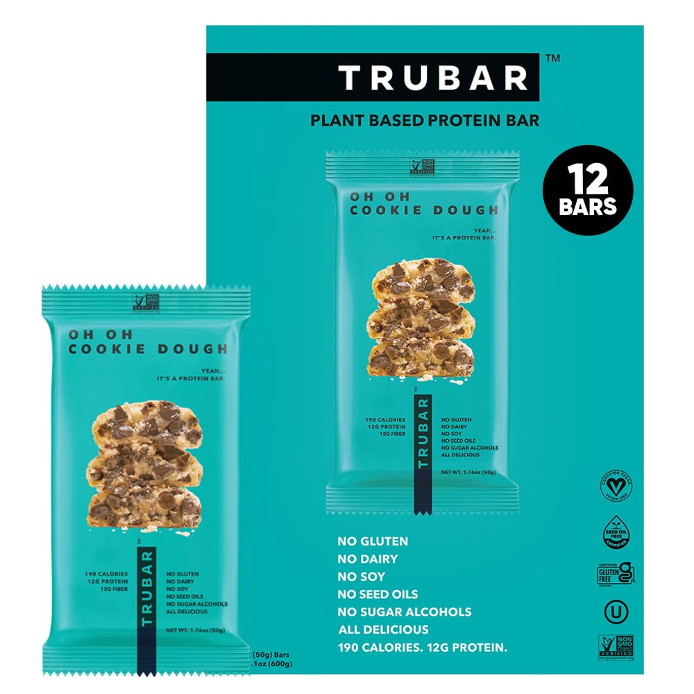 TRUBAR Vegan Protein Bar Cookie Dough Flavor