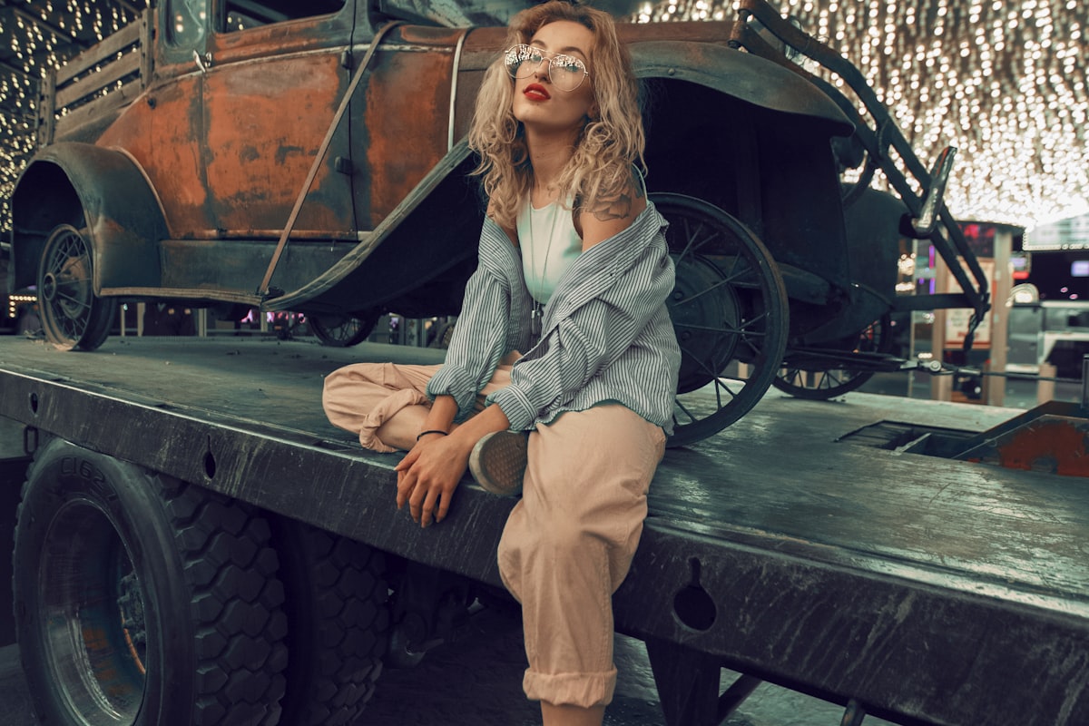 Woman with fresh glowing skin after skincare routine